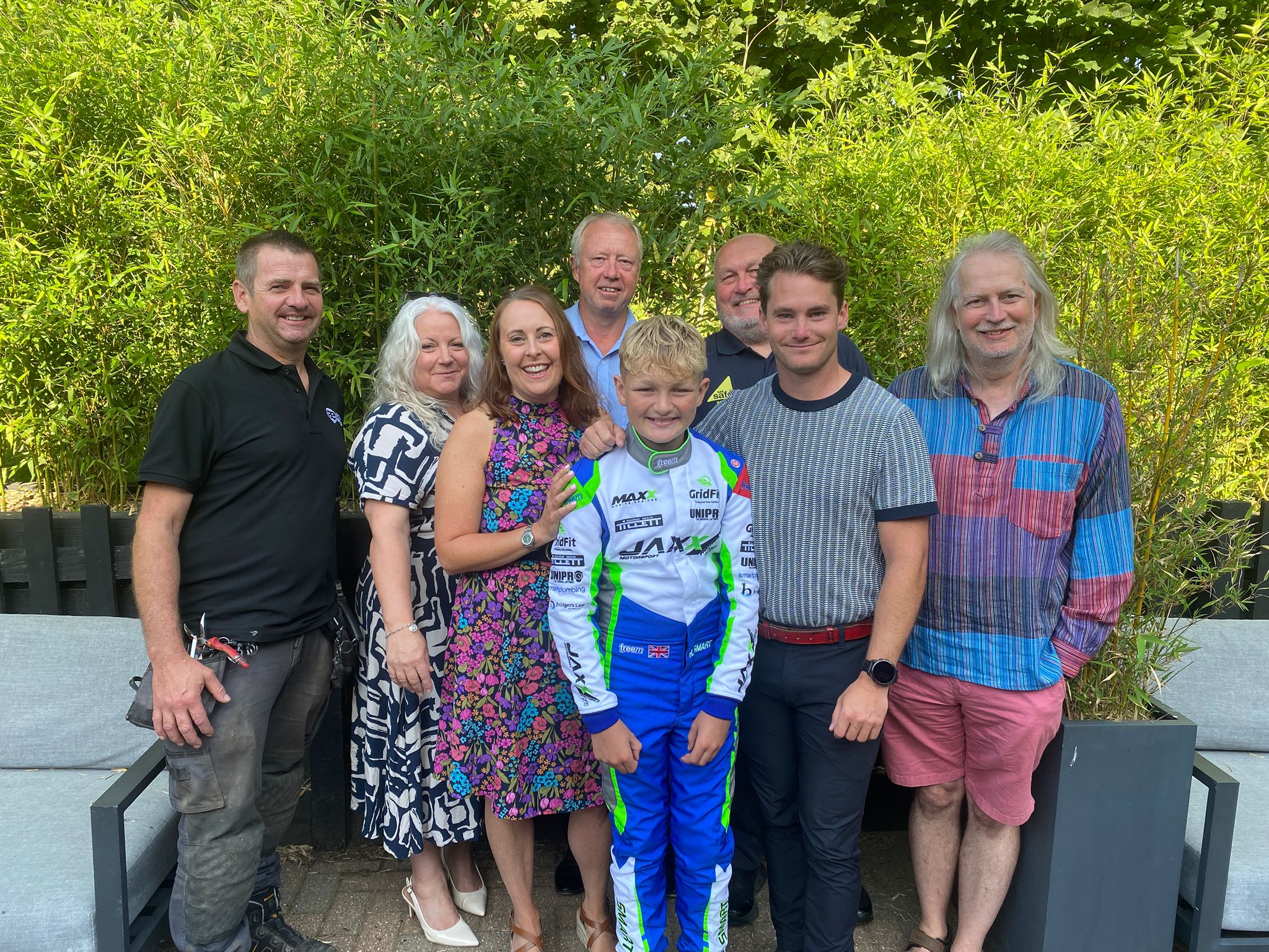 Young karting champion visits ABG to say thanks for sponsorship